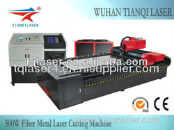 500W Stainless steel fiber laser cutting machine without cover