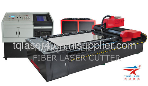500W Stainless steel fiber laser cutting machine without cover