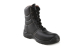 Leather safety working shoes / black genuine leather safety