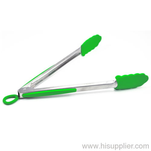 Silicone Food Tong in Green