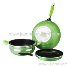 3-piece Aluminum Cookware Set