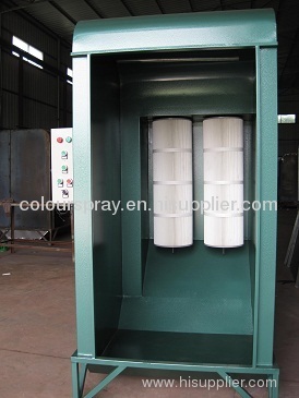 manual powder coating booth