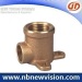 Bronze Tee with Flange