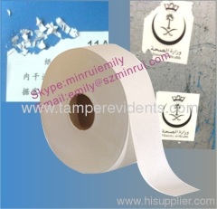 Largest Manufacturer Ultra Destructible Vinyl Label Material