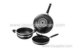 Aluminum black cookware set