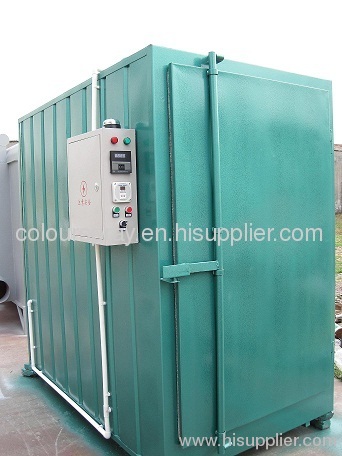 Electrical powder curing oven