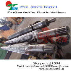 Twin screw and cylinder