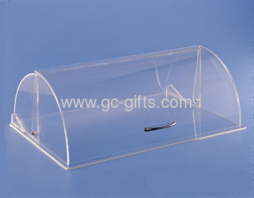 Clear acrylic dome food display case