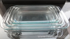 1.0L Rectangular glass baking dish