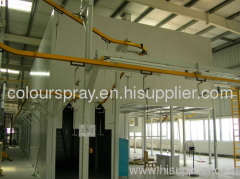 electrostatic powder coating line