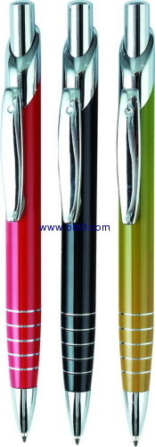 Promotional metal ballpoint pen with colorful body