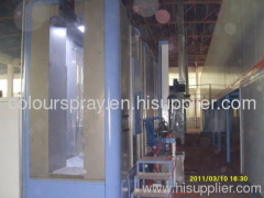 Powder Spray Booth with Recovery Systems