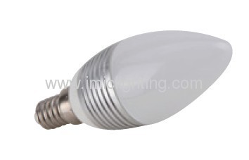 3W Candle LED lamp with Aluminium body