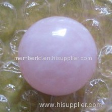 natural rose quartz gemstone spheres