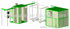 manual powder coating painting line