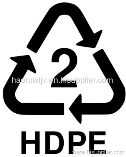 Efficient HDPE recycling stainless steel machine