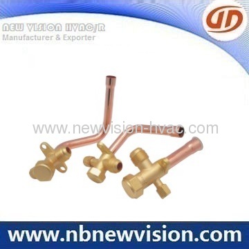 Central Air-Conditioner Service Valve for Brass Flare Nut