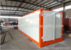 Powder coat polymerization ovens