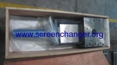 single plate screen changer for plastic extruder filter