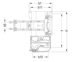 Electric Narrow Aisle Stacker With Crane