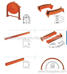 Overhead converyor system track