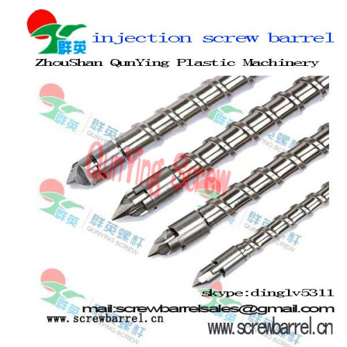 screw and barre for injection molding machine