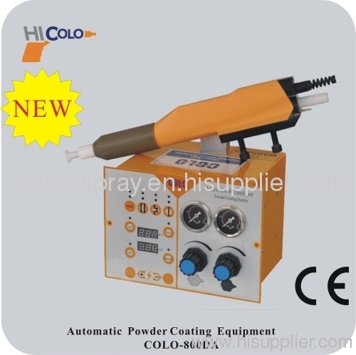 Automatic powder spray gun with intelligent function control unit