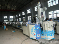 PVC pipe machine (double pipes extruded)