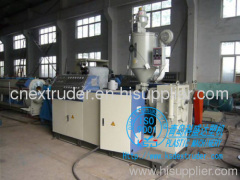 PVC twin-pipe extruder| PVC pipe production line