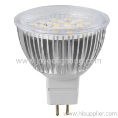 6w 600lm mr16 led light bulb transparent