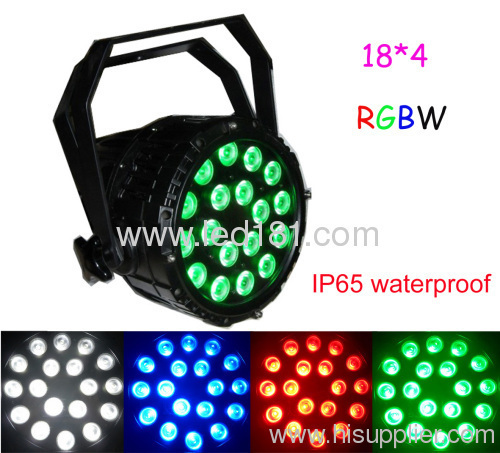 RGBW 4in1 waterproof Zoom Par stage light