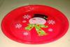 plastic Christmas dish storage plates