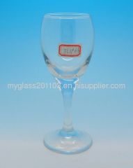 CLEAR GOBLET GLASS CUP