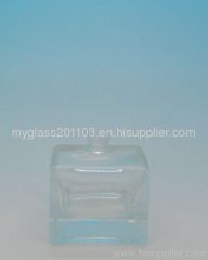 glass perfume bottle; glass bottle; bottle