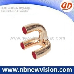 Copper Triplets & Crossover Fittings for Air Conditioner Coils