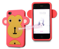 Silicon Cute Monkey Protector Case for Iphone 5G