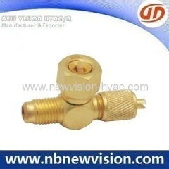 Access Fitting - Charging Valve for Copper Tube Body