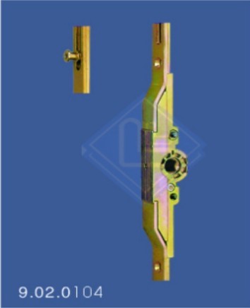 PVC window hardware-slide espagnolette rod/transmission bar