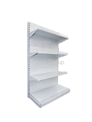 Steel supermarket goods shelf