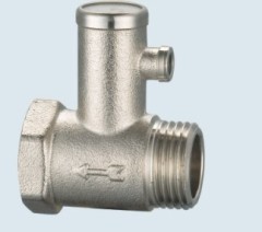 J-203 brass safety valve for hot water systems