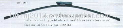 Black wind shield wiper