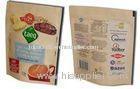 Laminated Material food packaging ZIP Lock Pouches / zip lock poly bags / custom printed zip lock b