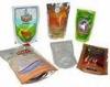 Non - toxic material self - standing pouch food bag with color printing for candy , biscuit, fruit