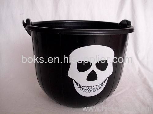 durable Halloween plastic pail