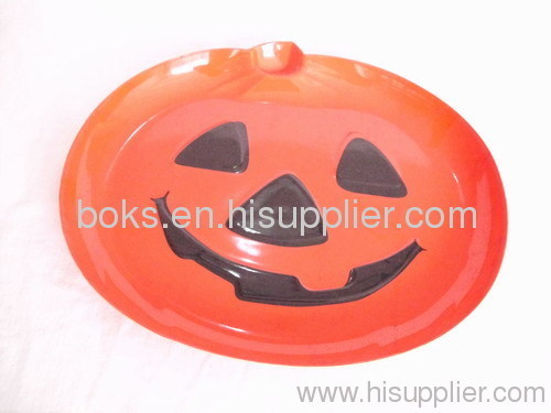 plastic Halloween plate trays