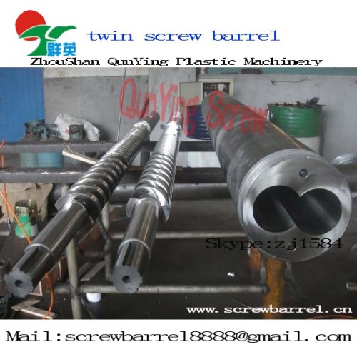 bimetallic conical twin screw barrels