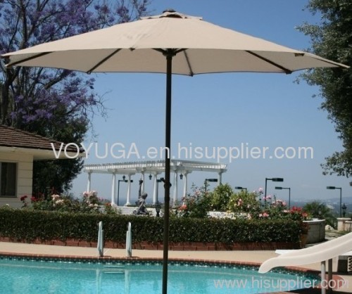 metal garden umbrella with crank