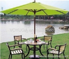 2.5m Wood Patio Umbrella