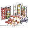 Printed Plastic Roll Film, aluminium laminated plastic, Eco - friendly, dirt resistance