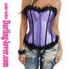 Sexy Purple Wholesale Fashion Corset